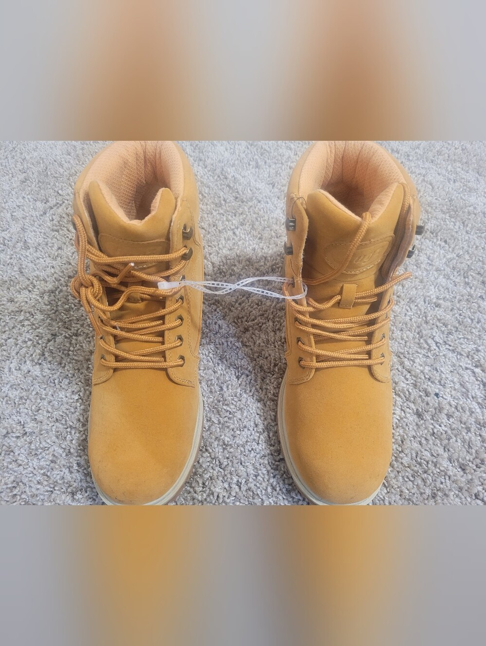 Men's Wheat Work-Style Lugz Boots - Tan